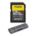 thumbnail image 1 of Tarjeta SD Sony 128GB UHS-II Tough G-Series con paquete de lector de tarjetas, 1 of 8