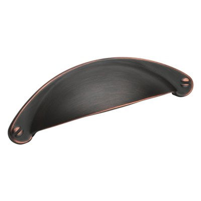 - Cup Pulls 2-1/2 in (64 mm) Center-to-Center Oil-Rubbed Bronze Cabinet Cup Pull