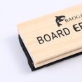 thumbnail image 5 of Borrador de pizarra de fieltro negro engrosado, borrador de pizarra de madera simple, borrador de tiza para limpieza de aulas, 5 of 5
