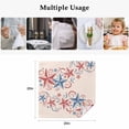 thumbnail image 5 of American Star Cloth Napkins, Blue Red Patriotic 4th of July Classic Tan Washable and Reusable Dinner Napkins Set of 8, Table Napkin for Kitchen Party Birthday Wedding Hotel Housewarming 20"x20", 5 of 9