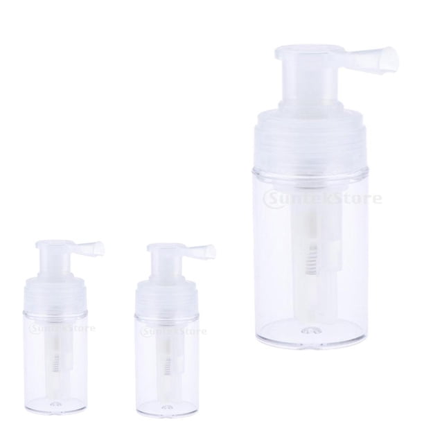 Botella de spray de polvo,botella de spray vacía,botella de spray,botella de bomba,botella de polvo,botellas de cosméticos