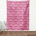 thumbnail image 3 of Ambesonne Fruit Fabric by the Yard Upholstery, Pop Art Style Strawberry, 10 Yards, Pale Pink Magenta, 3 of 4