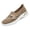 Khaki, variant on Womens Breathable Knit Slip-on Walking Shoes Embroidered Slip on Sneakers Lightweight Comfortable Orthopedics Walking Shoe