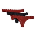 thumbnail image 3 of Tanga Secret Treasures para Dama, de Encaje Multicolor Talla M 3 Piezas, 3 of 4
