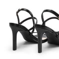 thumbnail image 4 of Sandalia DREAM PAIRS DWUMHS2533 Negra con Tacón de Aguja y Tira Trasera Talla 7, 4 of 7