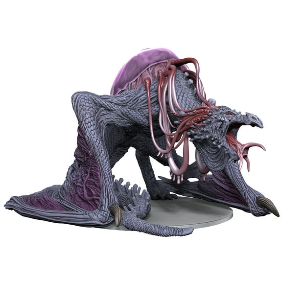D&D Icons of the Realms Miniatures: Set 22 -Elder Brain Dragon - Gargantuan Sculpted Figure - Dungeons & Dragons
