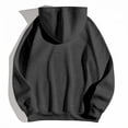 thumbnail image 5 of NinXxx Women's Winter Lined Hoodie Streetwear Sweatshirt Cold Weather Grey L, 5 of 5