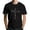 Black, variant on Men's Crew Neck Short-Sleeve T-Shirt With Red Root & Letter Design Casual Daily Wear Durable Comfortable Fabric All-Season Basic Tops,Wine,L