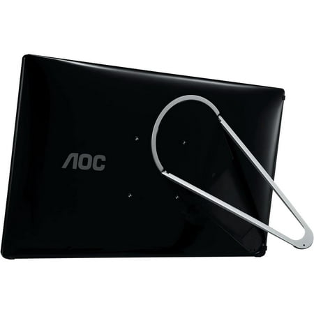 AOC - E1659FWU 15.6" USB-3.0 Portable LED HD Monitor (USB) - Glossy piano black