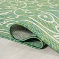 thumbnail image 6 of JONATHAN Y SANTA MONICA 4 x 6 Area Rug, Charleston Vintage Filigree Textured Weave - Green/Ivory, SMB106K-4, 6 of 8