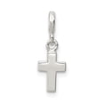thumbnail image 1 of 925 Sterling Silver Cross Pendant Charm Religious Latin, 1 of 6