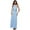 Blue, variant on Fesfesfes Women Gowns Sleeveless Halter Bandage Party Evening Dress Elegant Dresses Under $10