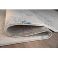 thumbnail image 4 of Distressed Floral Damask Bohemian Blue 5' X 7' Area Rug, 4 of 5