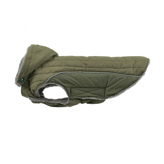 Windproof Dog Winter Jacket Waterproof Dog Coat Warm Dog Vest Cold Weather Pet Clothes for Small Medium Large Dogs,Army Green,L
