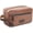 Brown, variant on Men's Travel Toiletry Bag - Large Organizer, 2 Zippered Pockets for Shaving/,Portable Bathroom Bag for Travel/Gym/Business Trips