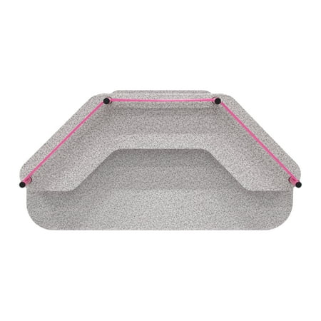 Calico Designs - Corner Computer Desk - Pink