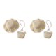 thumbnail image 4 of Sombrero de playa y bolso de mano Sonducket trenzado de paja Beige 2Conjunto, 4 of 6