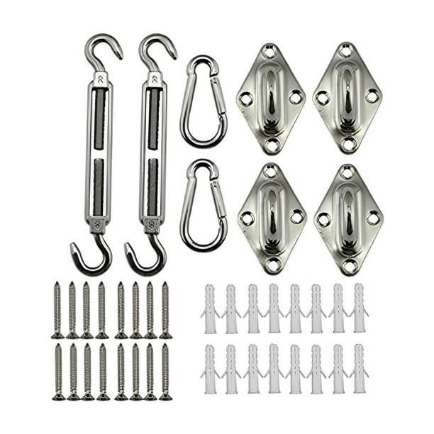 Kit De Accesorios Para Sombra, Juego De Accesorios Para Toldo Para Jardín, Patio, Senderismo, Hardware Sin Vela