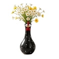 thumbnail image 3 of Minimalist Cute Chick Ceramic Flower Vase, Small Decor Planter Pot For Desk Shelf Home Interior Display Black, 3 of 3