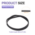 thumbnail image 2 of Uxcell 6 Pcs Turntable Belt, Folded Length 285mm Rubber Belts Replacement Machine Recorder Rubber Belt Record Player Fit for All Kinds of Belt-Driven Turntables, Width 4mm, 2 of 6