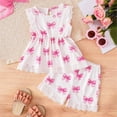thumbnail image 2 of TOWED22 Baby Toddler Sweet 2pcs Outfits Tank Tee Sleeveless and Shorts Adorable Summer Clothing Sets Lovely(Pink,12-18 M), 2 of 7