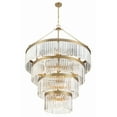 thumbnail image 6 of EMO-5409-MG Crystorama Lighting Emory - 22 Light Chandelier-55.25 Inches Tall and 40 Inches Wide-Modern Gold Finish, 6 of 11