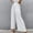 White Womens Full Length Pants, variant on Olyvenn Women Summer Casual Solid Cotton Linen Drawstring Elastic Waist Full Length Long Pants Long Wide Leg Pants Trendy Comfy Loose Fit Casual Pants Purple 10
