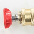 thumbnail image 4 of Soumake High Pressure Washer Nozzle Tip Quick Connection Fanshaped Heat Resistant High Strength Sprayer Nozzle Tip for Home, 4 of 5