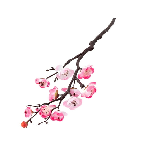 ZULAR Artificial Cherry Blossom Branches Flowers Silk Peach Blossoms Fake Apple Flowers Bulk Fake Cherry Blossom Decor Long Stem Floral Arrangements
