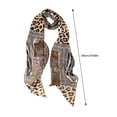 thumbnail image 6 of T-HOTLYST Leopards Pattern Scarf Trendy Outfits Retros Styles Scarves Fashionable Scarf Suitable for Various Occasion, 6 of 17