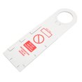 thumbnail image 1 of Safety Site Warning Sign, Accident Prevention Indication Label Prompt Card High Strength White  for Chemical Industry, 1 of 7