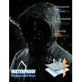thumbnail image 4 of Girl's Waterproof Ski Snow Jacket Fleece Windproof Winter Jacket with Hood, 4 of 7
