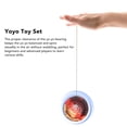 thumbnail image 3 of Yo Yo Ball Toy, 2 Rotate Modes String Trick Decompression Unresponsive Aluminium Alloy Yoyo Ball For Children Gift During Children Day, 3 of 8