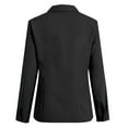 thumbnail image 3 of kaprioy Women's Button Down Shirts Classic Fit Dress Shirt Work Business Casual Long Sleeve Blouse Tops Black, XXXL, 3 of 5