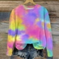 thumbnail image 4 of Godom Girls Sweatshirt Graphic Sweatshirts for Teen Girls Crewneck Oversized Sweatshirt Kids Fashion Long Sleeve Pullover Tops, 4 of 5