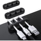 thumbnail image 1 of Organizador de escritorio con clips para cables, juego de 3 soportes para cables, organizador de cables, gestión de cables, organizador de cables para cargador USB/ratón/auriculares/cables de PC, 1 of 5