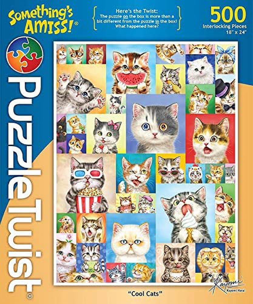 Cool Cats - Something's Amiss! 500 Pieces, Jigsaw Puzzle