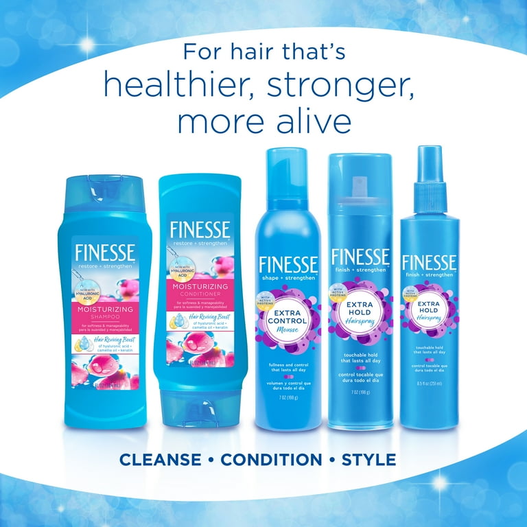 Finesse Restore Strengthen Moisturizing 2 in 1 Shampoo Conditioner