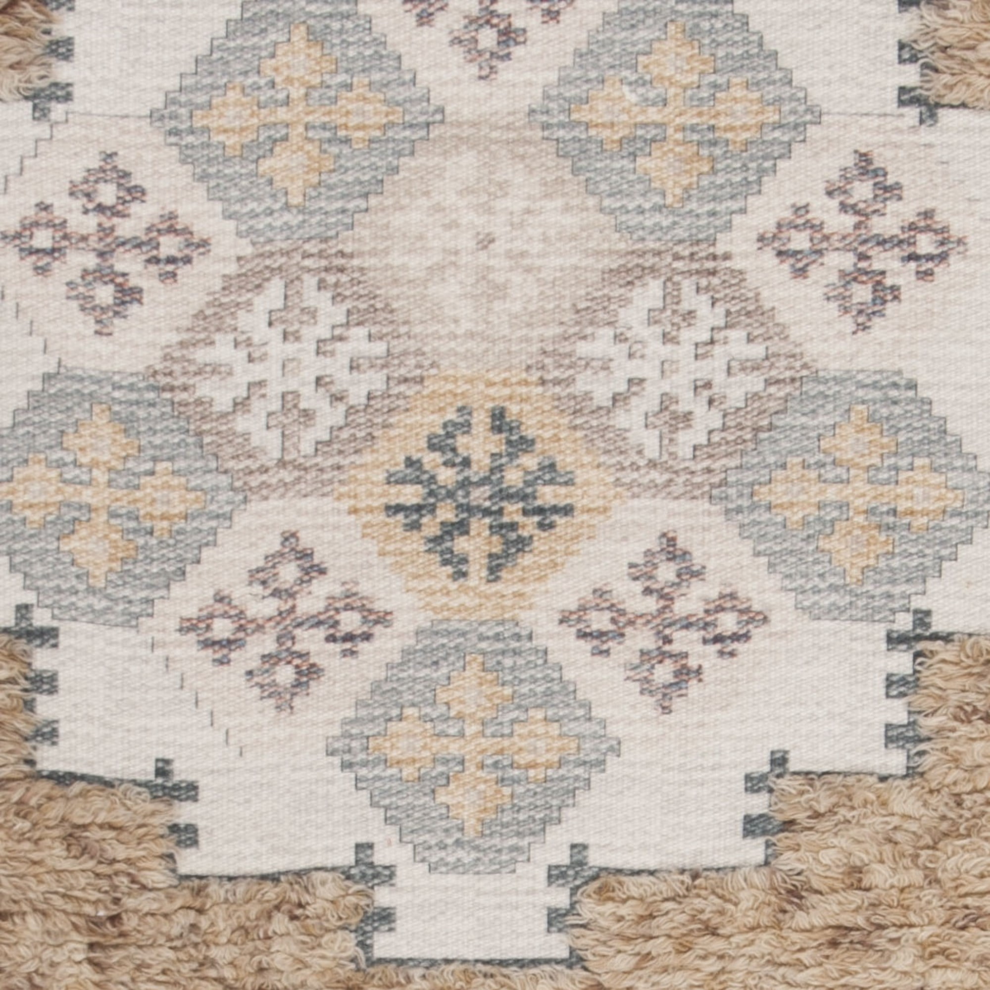 Safavieh  Handmade Saffron Rajmonda Modern Tribal Cotton Rug 5' x 8' 5' x 8' Indoor