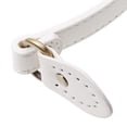 thumbnail image 3 of Juego de 2 asas para bolso de mujer, cordón de cuero, asa para bolso, correa para el hombro, correas, accesorios para bolso, negro + blanco Zulema Correas de bolso de bricolaje, 3 of 8