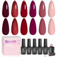 thumbnail image 1 of Esmalte de uñas en gel Beetles Marvelous Lady Collection, 6 colores, 1 of 7
