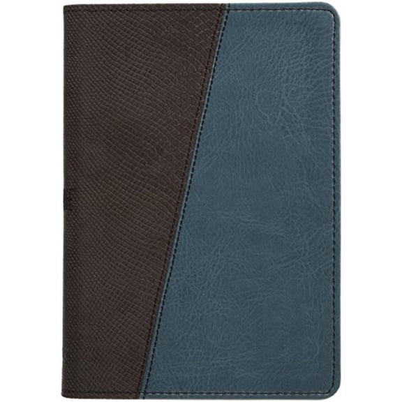 Pre-Owned The Message Compact, Python (Leather-Look, Brown/Teal): The Bible in Contemporary Language, 9781615215478, 1615215476, Paperback, Lea Slp edition