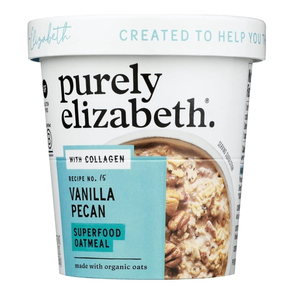 PURELY ELIZABET - Vanilla Pecan Oat Cup - 2 Oz, Case of 12