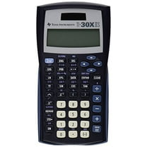 Texas Instruments TI-30X IIS 2-Line Scientific Calculator, Black with Blue Accents