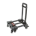 thumbnail image 3 of Carro de equipaje plegable Cola Carro utilitario Plegable con manija ajustable Base extensible Carga máxima 100 kg, 3 of 8