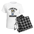 thumbnail image 4 of CafePress - I Stand With Ukraine Women's Light Pajamas - Women's Short Sleeve Print T-Shirt and Pants Light Cotton Pajama Set, 4 of 7