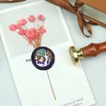 thumbnail image 4 of Cabeza Sello Redonda Ornamental DIY Art Seal Head Halloween para Invitaciones Boda, 4 of 9