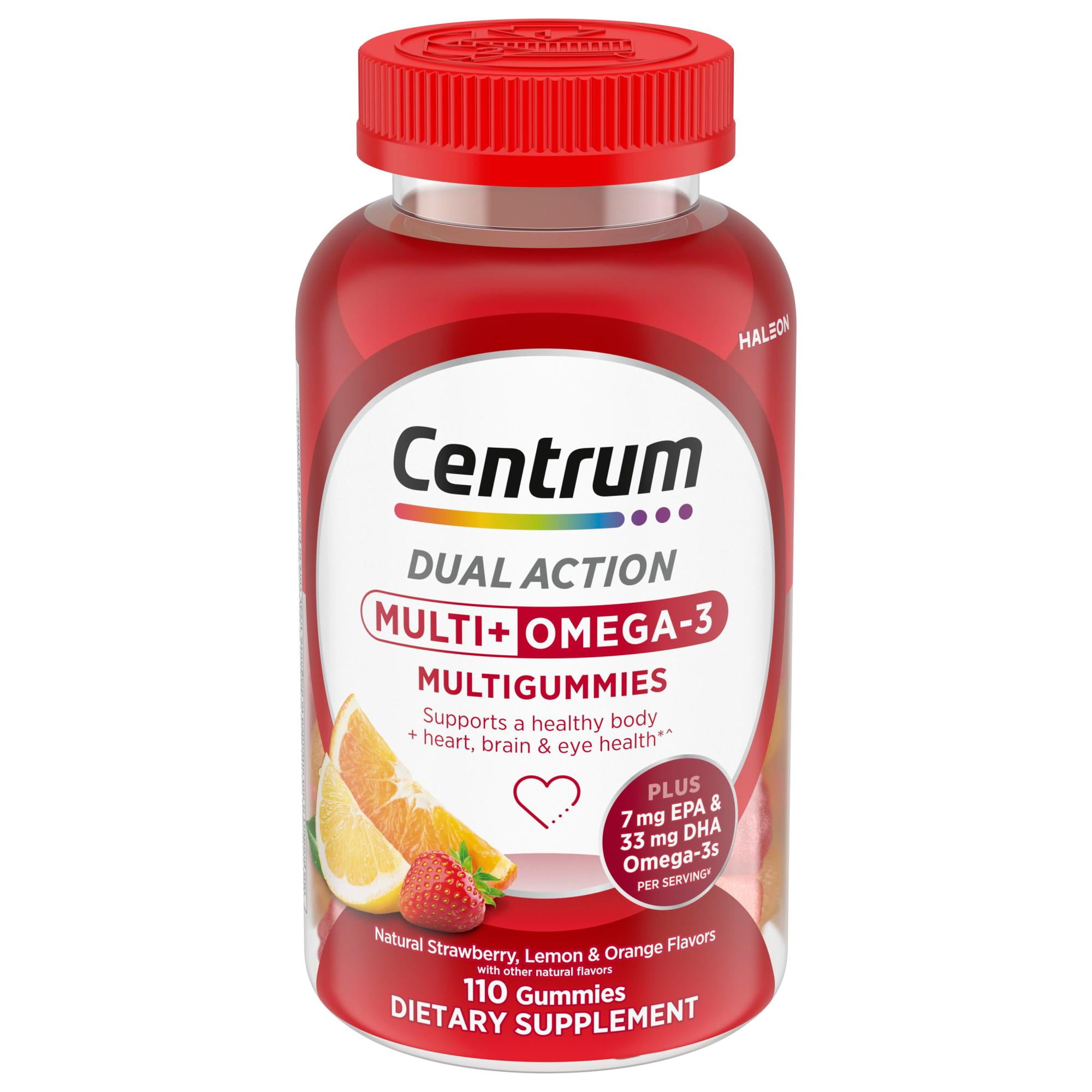 Centrum Multi + Beauty Women's Multivitamin Gummies for Hair, Skin, Nails,  100 Ct, Fruit Flavors