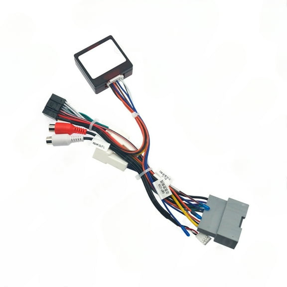 Applicable to 08-10 Jeep Wrangler high-end modified power cord Android large-screen navigation tail line   protocol box