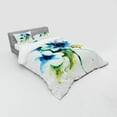 thumbnail image 3 of Ambesonne Summer Bedding Set 3 Pcs, Nature Painting, Twin XL, Teal Green White, 3 of 3